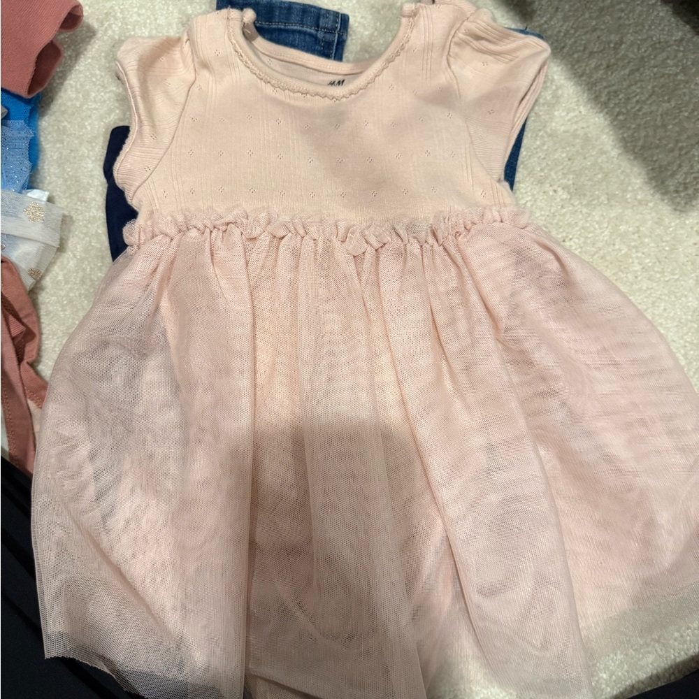 H&M Light Pink Formal Kids Dress